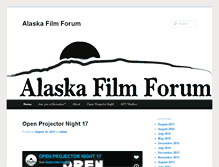 Tablet Screenshot of alaskafilmforum.org